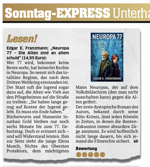 Sonntag-EXPRESS vom 17.08.2025